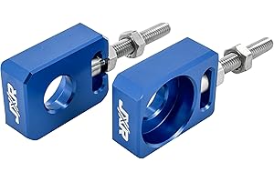 JXRACING JXR Axle Chain Adjuster Tensioner Blocks for Surron Light Bee Talaria Sting + R (Blue)