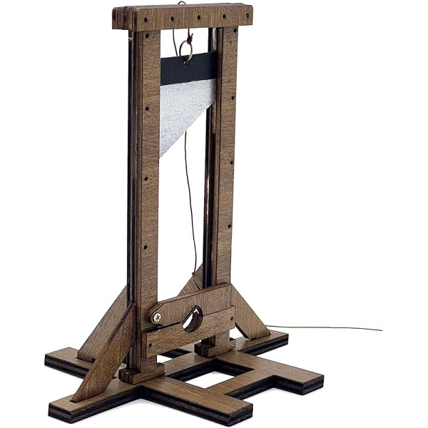 Mini Guillotine, Modèle De Guillotine En Bois, Décoration