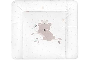 Julius Zöllner Colchón cambiador Softy 65 x 75 cm – Cambiador – Impermeable y lavable – Fabricado en Alemania – Oeko-Tex Standard 100 – Koalas