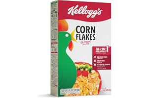 Kellogg's Corn Flakes Original | 500g | Nourishing Breakfast | Cholesterol Free | High in Vitamins B1, B2, B3, D & Iron | Quick & Easy Breakfast