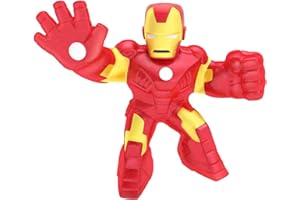 BANDAI Heroes of Goo JIT Zu Marvel Figura de Acción - Iron Spiderman, Traje metálico con Poderes elásticos ¡Estíralo, Lucha contra Villanos y Salva el multiverso! CO42884