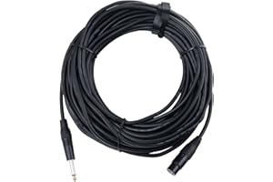 Pronomic Stage XFJ-20 câble micro XLR/jack 20m noir