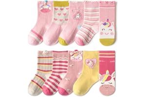 FedMois Calcetines Algodón Invierno de Niño y Niña Pack de 10