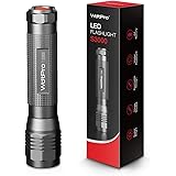 Puaida S3000 Ultra-Bright LED Torch 3000 Lumen with 3 Modes and Long Working Time, IP67 Waterproof Zoomable for Outdoor, Hiki