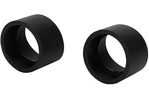 PLYISTY 2 Stück 36 mm Durchmesser Gummi Okularabdeckung Okularschutz Mikroskopzubehör für biologisches Stereomikroskop Teleskop (Schrägwinkel/Flachwinkel)(KP-H1 Oblique Angle)