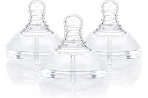 LittleForBig Silicone Soft Touch Adult Bottle Nipples Replacement Teat Compatible with LittleForBig Bottles - Lip Care Bottle Nipples for Adults 3-Pack