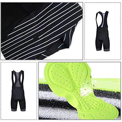 Rmine Herren fahrrad Trägerhose Kurz Rennradhose mit Sitzpolster - 5