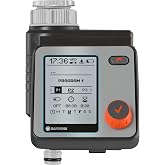 Gardena Master Irrigation Programmer: Automatic Watering in a Short Time, 6 Programs, LCD Display, Safety Interruption (1892-
