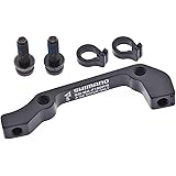 Shimano SM-MA-F180P/S, Adattatore per Freno a Disco, 180 mm, Nero