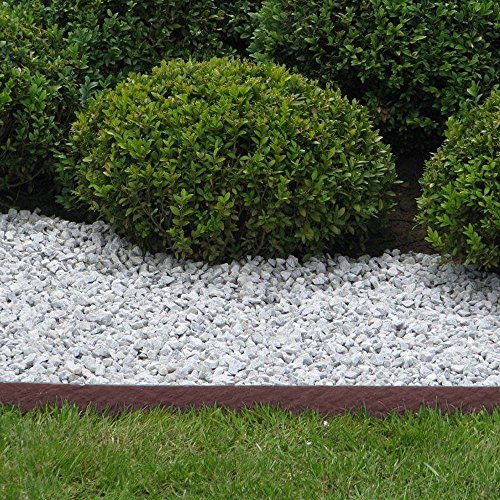 Rasenkante Rasenband Beeteinfassung Beetumrandung 12 x 0,7 cm 25m braun - 4