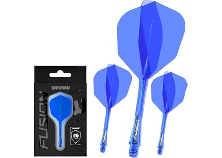 WINMAU Darts - Fusion Integrerat flyg- och axelsystem - No.2 Form och design - Finns i kort, mellan - Amazon Deal & Rabatt
