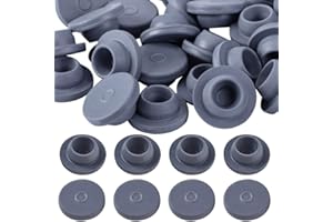 OLYCRAFT 150 sztuk gumowe zatyczki do butelek Porty do wtrysku samoleczników grzyba, gumowe zatyczki do butelek odpowiednie do 13 mm otwarcia