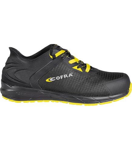 Scarpe Antinfortunistiche Cofra 78410-001 Taglia 42 | Nero, Punta In Alluminio 200J, Suola Antiscivolo