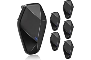 YALISITE Ultrasonic Pest Repeller,Mouse Repeller Plug-In,Effective Control Of Indoor Mice, Cockroaches, Ants, Flies, Mosquitoes, And Rodents, Safe For Pets And Human (6, Black)