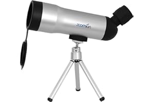 Zoomion Fox Lunette de visée 20x50mm pour l'observation d'oiseaux et Le tir Sportif - Compact et étanche avec trépied, revêtement d'objectif, Support