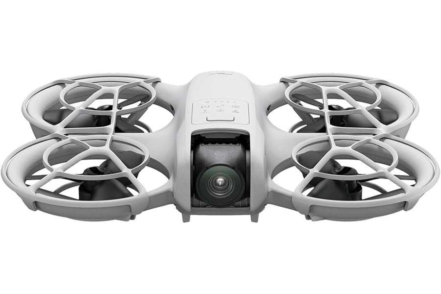 DJI Neo, Mini Drone with 4K UHD Camera for Adults, 135g Self Flying Drone that Follows You, Palm Takeoff, Subject Tracking, QuickShots, Stabilized Video, Built-In Propeller Guard (Controller-Free)
