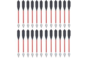 ‎HUNTINGDOOR Huntingdoor 6,7” Aluminium Pistole Armbrust Bolzen Pfeile mit Jagdspitze Bogenschießen Armbrustpfeile Jagd Armbrustbolzen für 50-80 LB Armbrust 12/24 STK