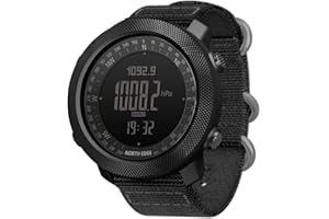 AIMAISEN Hommes de Montre Militaire Extérieure Sport Numérique Étanche Armée Montre-Bracelet avec Chronomètre Altimètre Hauteur/Mesure De la Pression, pour la Randonnée Running Alpinisme