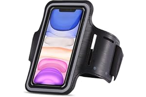 Schutzhülle kompatibel für Apple iPhone 12 mini Jogging Handy Tasche Schwarz Sportarmband Sport Hülle Fitnesstasche Lauf Case