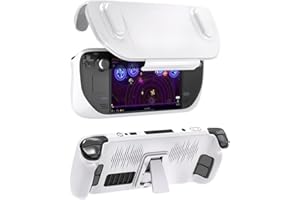 SAMTN Pro TPU Steam Deck Case with Removable Cover, White
