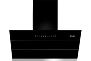 Faber 90 cm 1350 m³/hr Slant, Filterless Auto Clean Chimney,12Yr Warranty on Motor (2Yr Comprehensive), Italian Design,(HOOD 