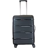 Ligo 75 Cm Large Lightweight 8 Wheel Trolley Bag with Anti-Theft Zip | Premium Travel Luggage for Men & Women.