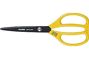 Tajima Schere, Präzisionsschere (exakte Schnitte komfortable Bedienung angenehme Griffergonomie beschichtetes Blatt 210 mm), CLP210