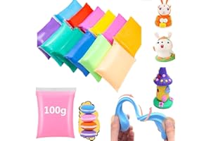 ‎KARLOR KARLOR Ultraleicht Modelliermasse, 100g Rosa, lufttrocknende Knete, Modellierungsmasse Kinderknete super weich, Vorteilspack für Modellierung Knetspiel(100g großes Paket,Rosa)