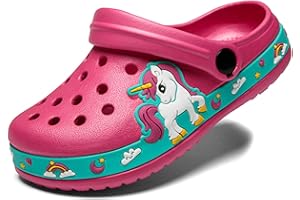 MEIDIASTRA Enfant Mules et Sabots Mixte Sandales de Plage à Enfiler Chaussures Été Antidérapant Pantoufles Clog Chaussons pour Fille Garçon