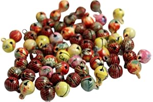 KLEENES TRAUMHANDEL Kleenes TH 100x Campanelle sonagli in rame - 11x7 mm, Marmoriert, 11x7 mm