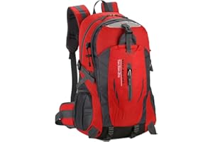 ABPOK 35L Lightweight Outdoor Backpack, Durable Handy Waterproof Foldable Climbing Rucksack for Camping Walking Hiking