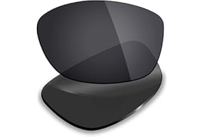 Mryok Lentes de repuesto para Arnette Hot Shot AN4182 - Opciones, Polarizado, negro sigiloso., Talla única