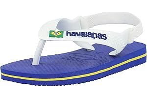 Havaianas Brasil Logo Flip Flops Men White/Marine Flip Flops Shoes