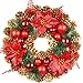 Produktbild Weihnachtskränze Red Pine Cones Große Kränze simulieren Weihnachtsschmuck