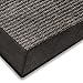 Produktbild casa pura® Sisal Teppich aus Naturfasern | grau | mit Bordüre aus Baumwolle | pflegeleicht | Größe wählbar (160x230 cm)