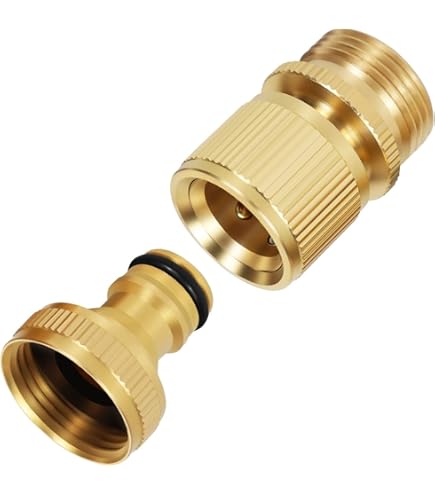 Connecteur Rapide à Filetage Mâle En Laiton, Connecteur D'eau De Jardin, Tuyau De Lavage De Voiture, Adaptateur De Connexion Rapide, Joint Coumonopole, 1/2