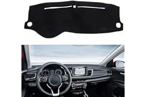 DOUKI Armaturenbrett-Abdeckung, Armaturenbrett-Matte, für Kia Rio YB 4. 2017–2021, Armaturenbrett-Abdeckung, Matte, Sonnenschutz, schützt Teppich, blendfrei