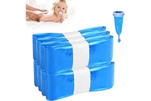 YIJIUBA 8 Stk Windeleimer für Nachfüllfolie, Windeleimer Nachfüllkassetten 4.5m pro Stk, Baby Plastik Windelsack, Nachfüllpackung kompatibel mit AngelCare- Litter Locker- Tommee Tippee- Spross-Windeleimer