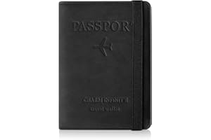 Porta-passaporto In Pelle PU Con Blocco RFID - Custodia Per Documenti Di Viaggio - Compatibile Con Carte Di Credito E ID - Foto 10