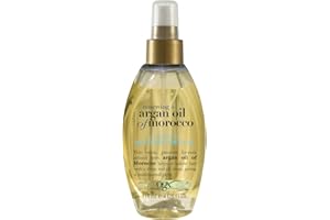 ‎OGX OGX Renewing plus Argan Oil of Morocco Weightless Reviving Dry Oil (118 ml), schwereloses Haaröl Spray ohne Silikone, Sulfate und Parabene