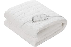 Medisana HU 672 Puszysty podgrzewany koc pod materac, 150 x 80 cm, automatyczne wyłączanie, ochrona przed przegrzaniem, 4 ustawienia temperatury, możliwość prania