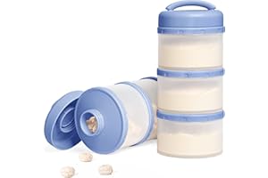 Termichy Mleko w proszku do porcjowania niemowląt, możliwość układania w stos, pudełko do przechowywania mleka w proszku, 2 sztuki