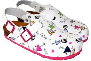 CALZAME Care Zueco de fácil Cuidado con Estampado Enfermera.