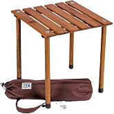 Bag The Joy 40 x 40 x 40 Katlanır Rulo Kamp ve Piknik Masası Kahverengi