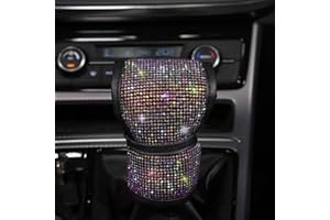 MoreChioce luksusowa etui dźwigni zmiany biegów, 3D, błyszczące kryształki, akcesoria do dekoracji wnętrza samochodu, osłona