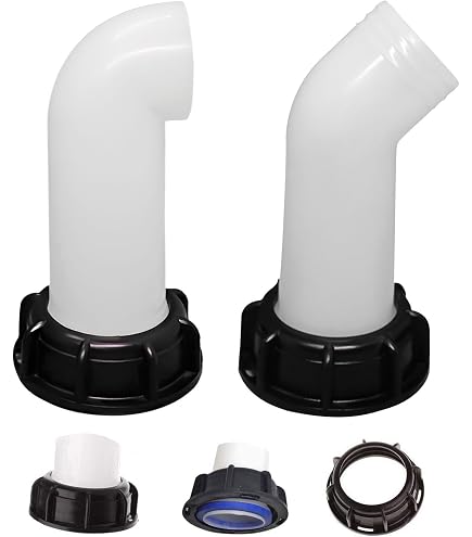 Robinet Cuve IBC 1000L - Alliage Aluminium Filetage S60X6 | Pour Réservoir Eau Jardin, Arrosage