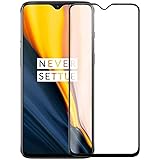 Rexez Full HD Display Fit Case Friendly, Black Rim OG, Easy Install Tempered Glass Screen Guard for Oneplus 7T (Transparent)