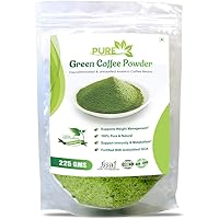 Soulager Pure Green Coffee Beans Powder,225 Gm Unroasted Arabica, For Best Natural Weight Loss And Belly Fat Burner