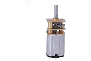 NIIYEN Motoréducteur, moteur à courant continu à réducteur de vitesse GA12-N20 DC6V 100 tr/min avec boîte de vitesses en métal, motoréducteur électrique à micro-réduction de vitesse à couple élevé