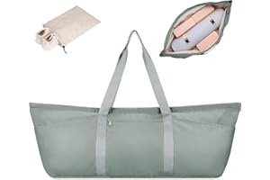 SPORTSNEW Sac de Sport Grand pour Femme et Homme - Yoga, Voyage, Gym, Pilates - Avec Compartiment Chaussures et Humide - Pour Tapis de Yoga